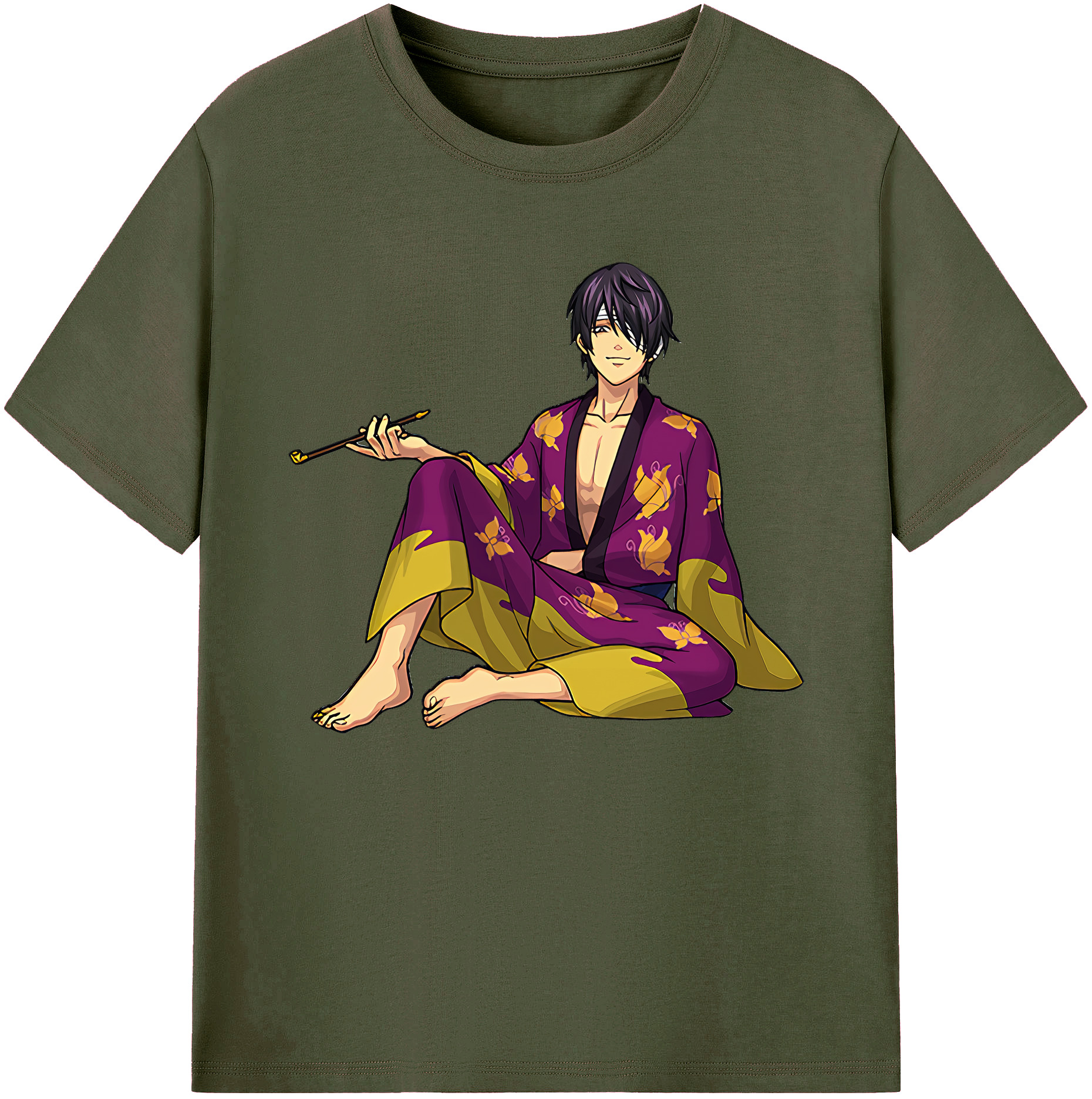 （画像用） ぎんたま 坂田銀時（さかたぎんとき） 神楽 志村新八（しむら しんぱち） GINTAMA Sakata Gintoki Kagura Shimura Shinpachi 綿100％ メンズ半袖Tシャツ｜肌触りやわらか＆通気性